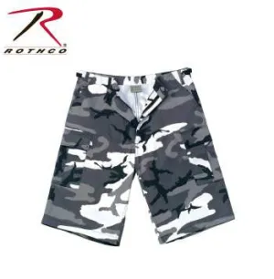 X-Long Fatigue Shorts- City Camouflage